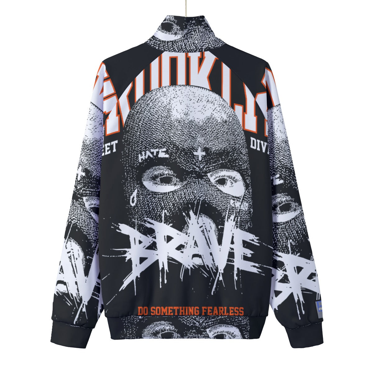 Euphoriyum Theory Unisex Stand Collar Jacket with Urban Ski Mask Design