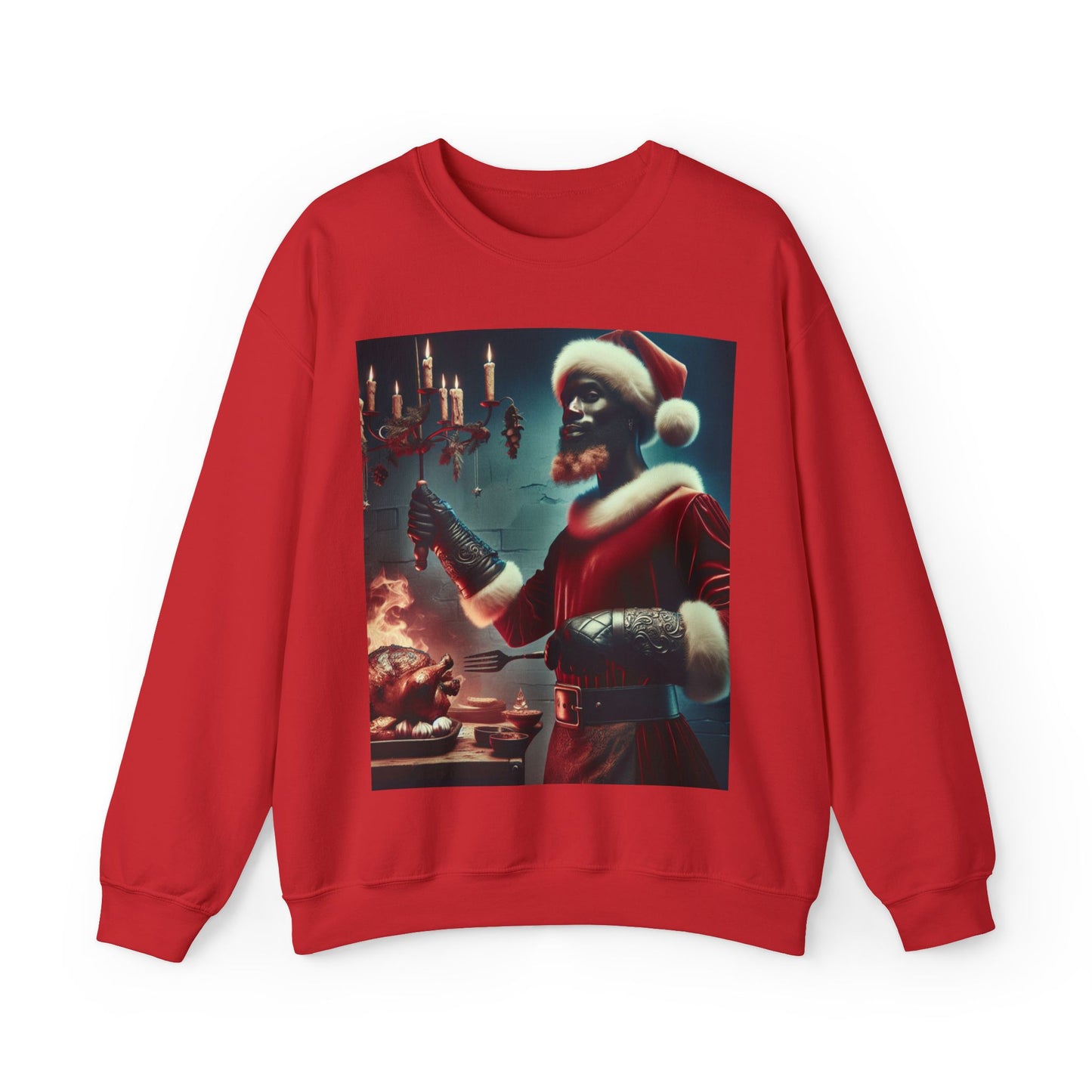 Seasonal Seller Sweatshirt: Santa's Burnt Turkey, Christmas Jumper, Holiday Sweater, Festive Pullover, Winter Apparel