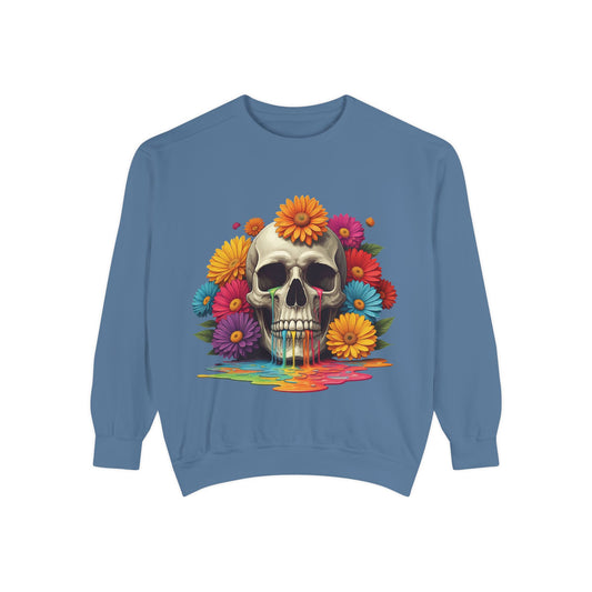 Skull and flowers 2