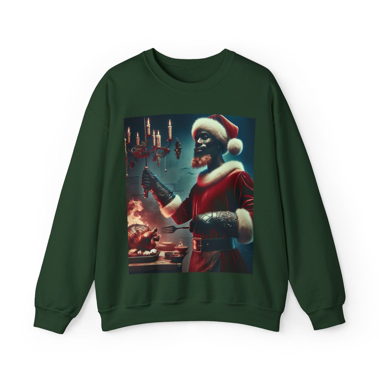 Seasonal Seller Sweatshirt: Santa's Burnt Turkey, Christmas Jumper, Holiday Sweater, Festive Pullover, Winter Apparel