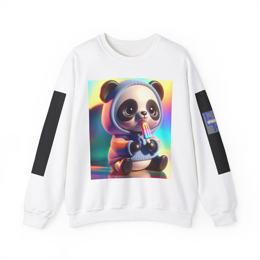 Rainbow Panda Sweatshirt, Colorful Animal Jumper, Cute Bear Pullover, LGBTQ Pride Clothing, Gay Pride Apparel, Gift for Panda Lover