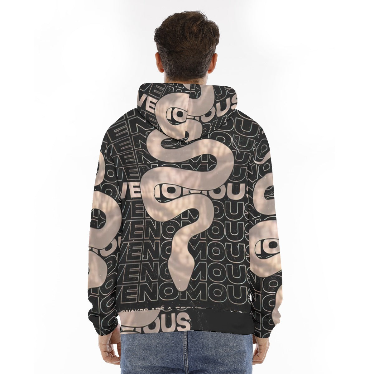 Men's Double Zip Hoodie with Placket by Euphoriyum Theory LLC | Scuba Fabric