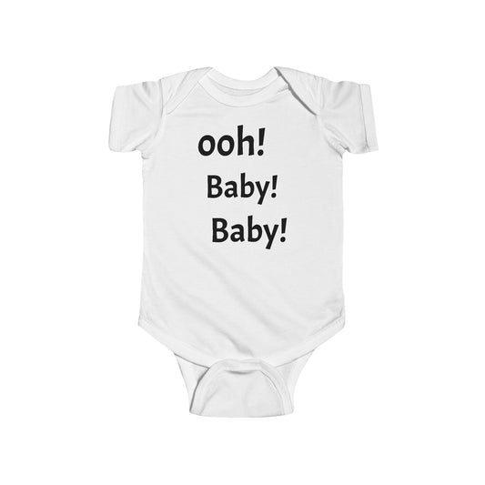 Baby Onesie, Cute Baby Clothes, Infant Romper, Baby Shower Gift, Newborn Outfit, Ooh Baby Baby Bodysuit